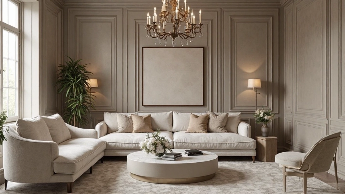 Eleganckie tapety do salonu