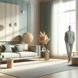 Dulux Miętowa Szarość z jakim kolorem połączyć