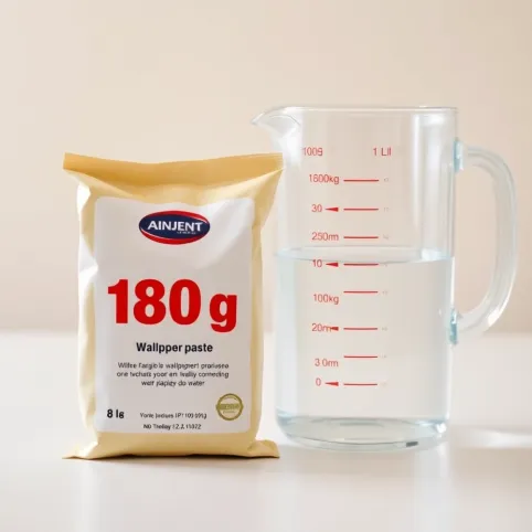 Ile wody na 180 g kleju do tapet