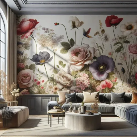 Nowoczesne Tapety W Kwiaty